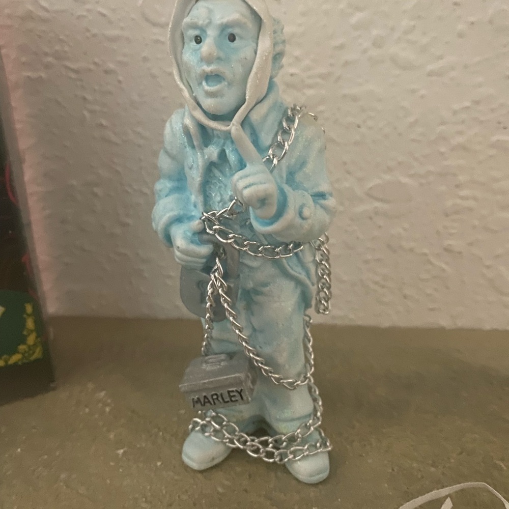 Kurt S. Adler ornament of Jacob Marley's ghost